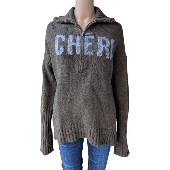 Zadig & Voltaire Almy Chéri Sweater - Ultra-Fine Merino Wool Cozy Pull Over - S - Picture 3 of 11